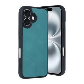 iPhone 16 Kılıf Aras Deri Kapak - Açık Yeşil