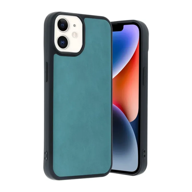 iPhone 11 Kılıf Aras Deri Kapak - Açık Yeşil