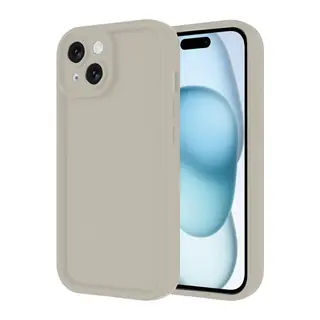 iPhone 14 Kılıf Viera Silikon - Krem