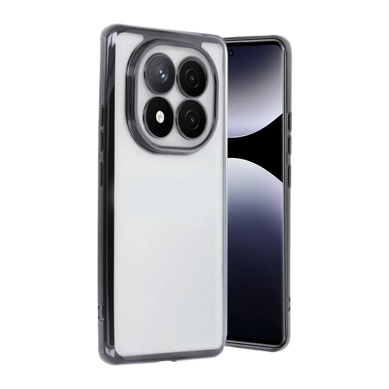 Redmi Note 14 Pro 4G Kılıf Lensli Silikon - Siyah