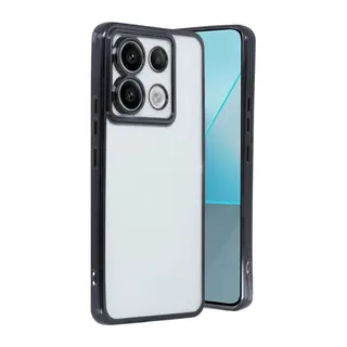 Redmi Note 13 Pro 5G Kılıf Lensli Silikon - Siyah