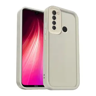 Redmi Note 8 Kılıf Viera Silikon - Krem