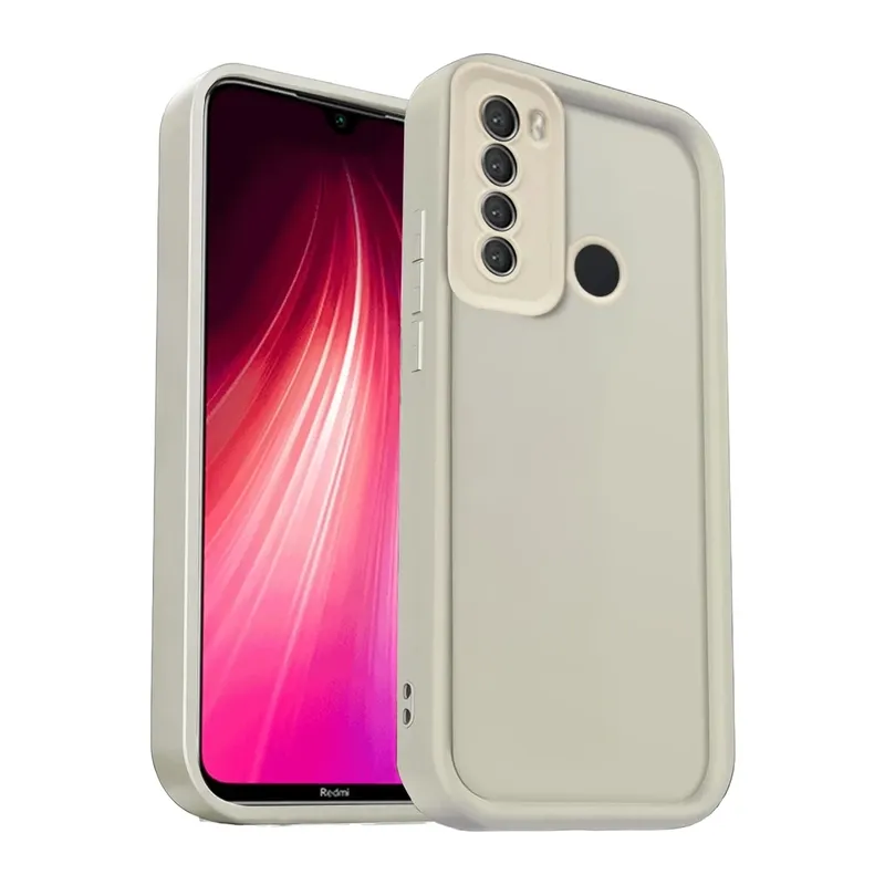 Redmi Note 8 Kılıf Viera Silikon - Krem