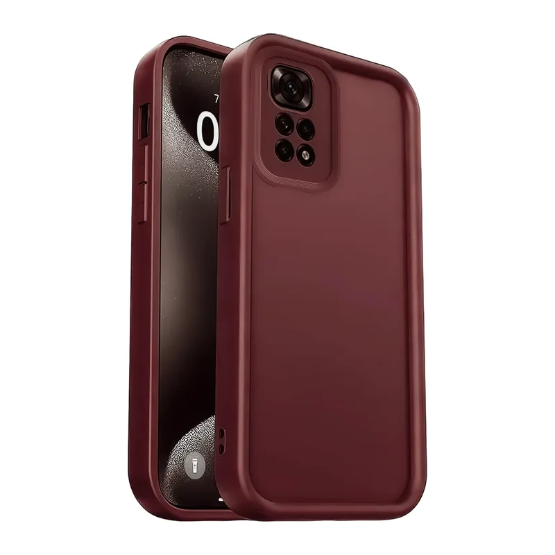 Redmi 10 2022 Kılıf Viera Silikon - Bordo