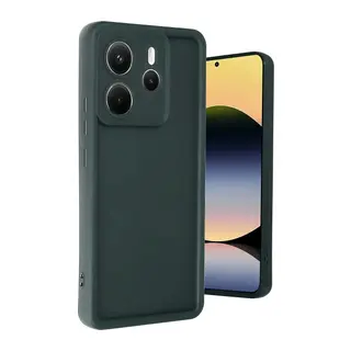 Redmi Note 14 4G Kılıf Viera Silikon - Koyu Yeşil