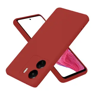 Redmi 13C Kılıf First Silikon - Bordo