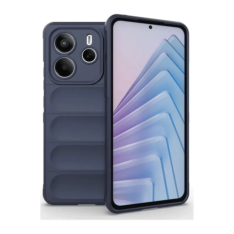 Redmi Note 14 4G Kılıf Optimum Silikon - Lacivert