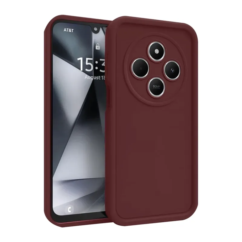 Redmi 14C Kılıf Viera Silikon - Bordo