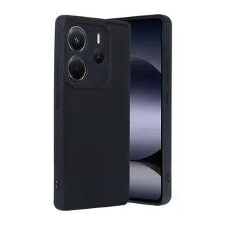 Redmi Note 14 4G Kılıf Aras Deri Kapak - Siyah