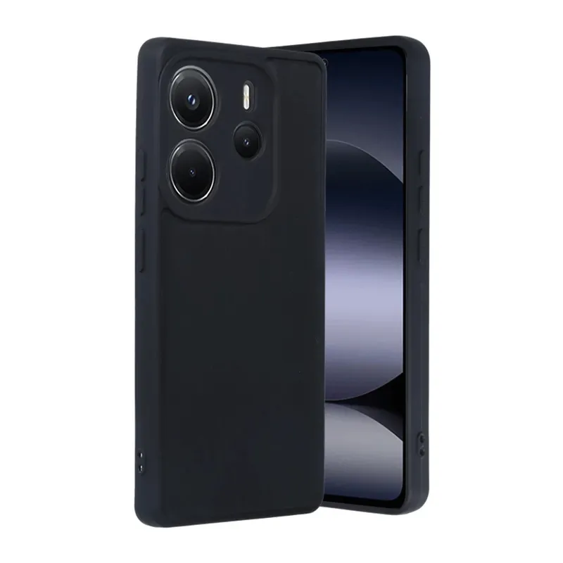Redmi Note 14 4G Kılıf Aras Deri Kapak - Siyah