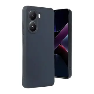 Poco X7 Pro Kılıf Aras Deri Kapak - Lacivert