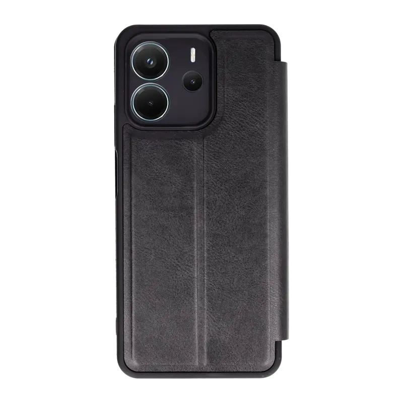 Redmi Note 14 4G Kılıf Flip Cover - Siyah