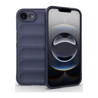 iPhone 16E Kılıf Optimum Silikon - Lacivert