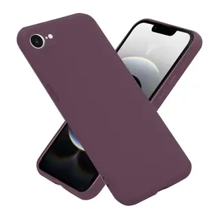 iPhone 16E Kılıf First Silikon - Mürdüm
