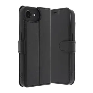 iPhone 16E Kılıf Trend S Plus Kapaklı Kılıf - Siyah