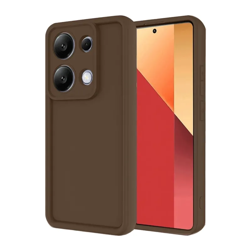 Redmi Note 13 Pro 4G Kılıf Viera Silikon - Kahverengi