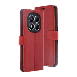 Redmi Note 14 Pro 4G Kılıf Trend S Plus Kapaklı Kılıf - Kırmızı