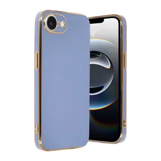 iPhone 16E Kılıf Volet Silikon - Mavi