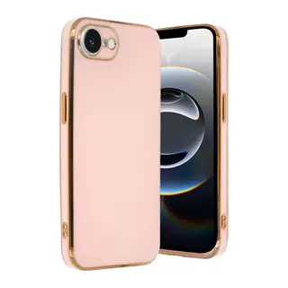 iPhone 16E Kılıf Volet Silikon - Pembe