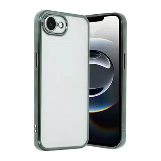 iPhone 16E Kılıf Lensli Silikon - Yeşil