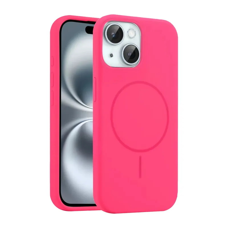iPhone 14 Kılıf Jully Magsafe Kapak - Pembe