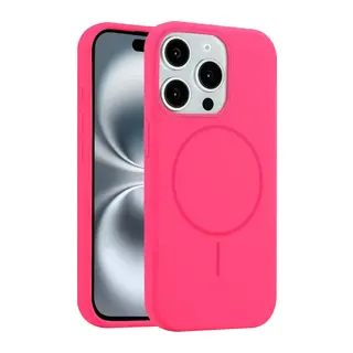 iPhone 14 Pro Max Kılıf Jully Magsafe Kapak - Pembe