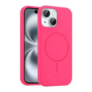 iPhone 15 Kılıf Jully Magsafe Kapak - Pembe