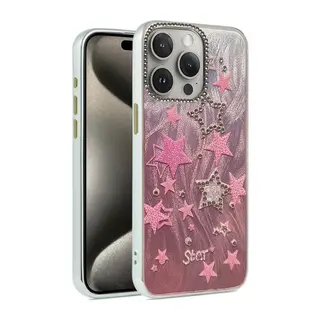 iPhone 15 Pro Max Kılıf Blade Aynalı Desenli Kapak - Desen 7