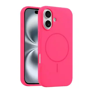 iPhone 16 Plus Kılıf Jully Magsafe Kapak - Pembe