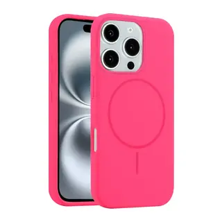 iPhone 16 Pro Max Kılıf Jully Magsafe Kapak - Pembe