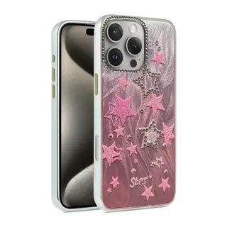 iPhone 16 Pro Kılıf Blade Aynalı Desenli Kapak - Desen 7