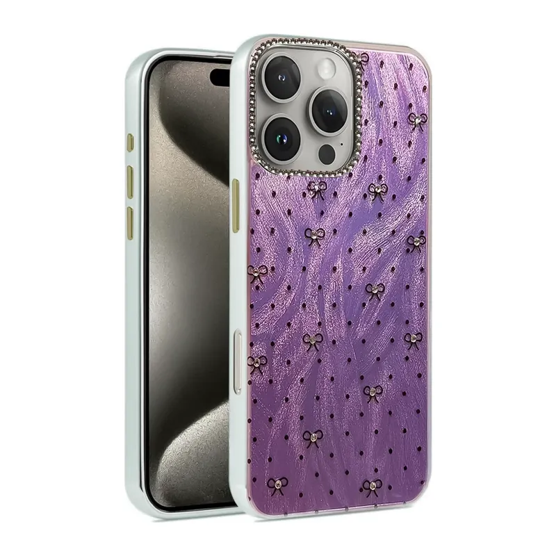 iPhone 16 Pro Max Kılıf Blade Aynalı Desenli Kapak - Desen 2