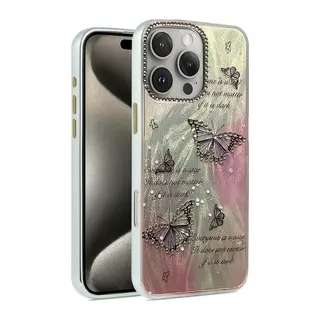 iPhone 16 Pro Max Kılıf Blade Aynalı Desenli Kapak - Desen 6