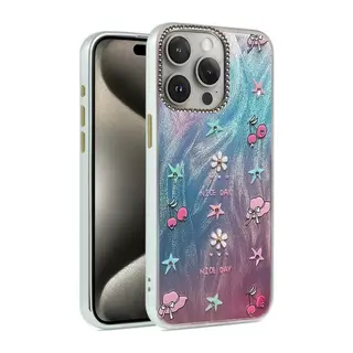 iPhone 14 Pro Kılıf Blade Aynalı Desenli Kapak - Desen 4