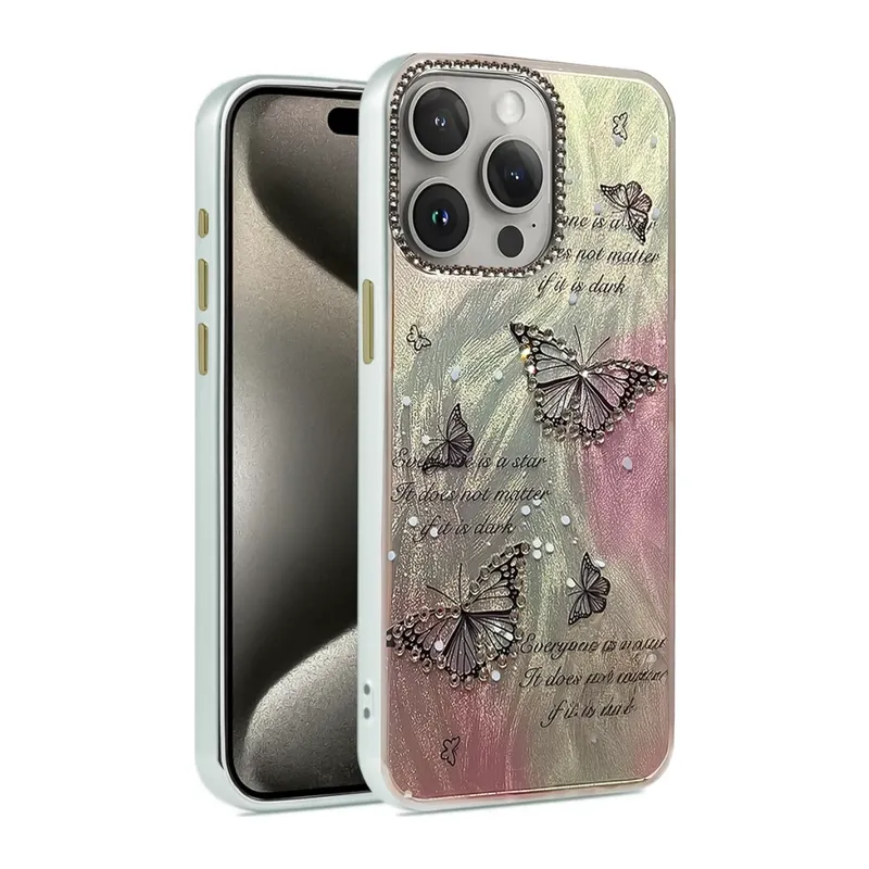 iPhone 14 Pro Kılıf Blade Aynalı Desenli Kapak - Desen 6