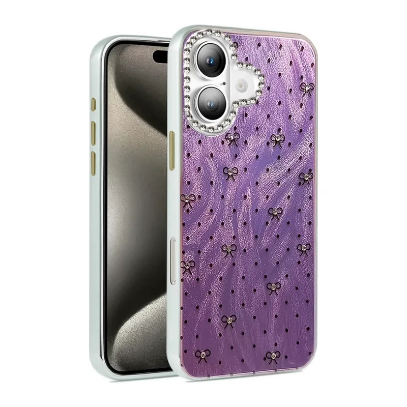 iPhone 16 Plus Kılıf Blade Aynalı Desenli Kapak - Desen 2