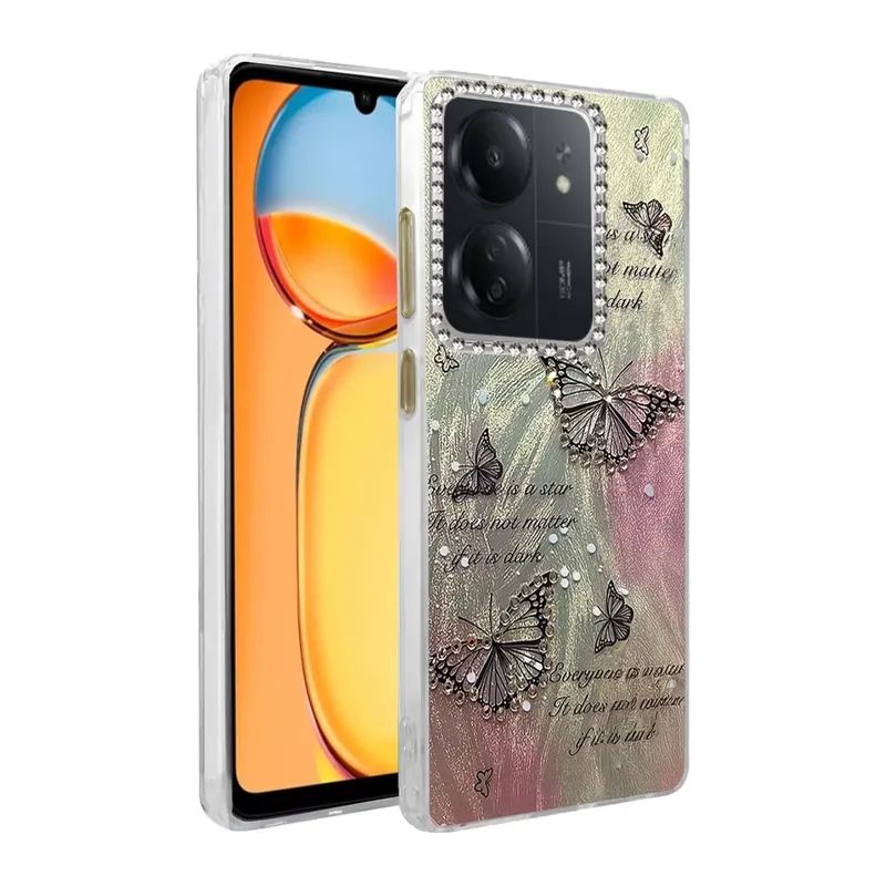 Redmi 13C Kılıf Blade Aynalı Desenli Kapak - Desen 6