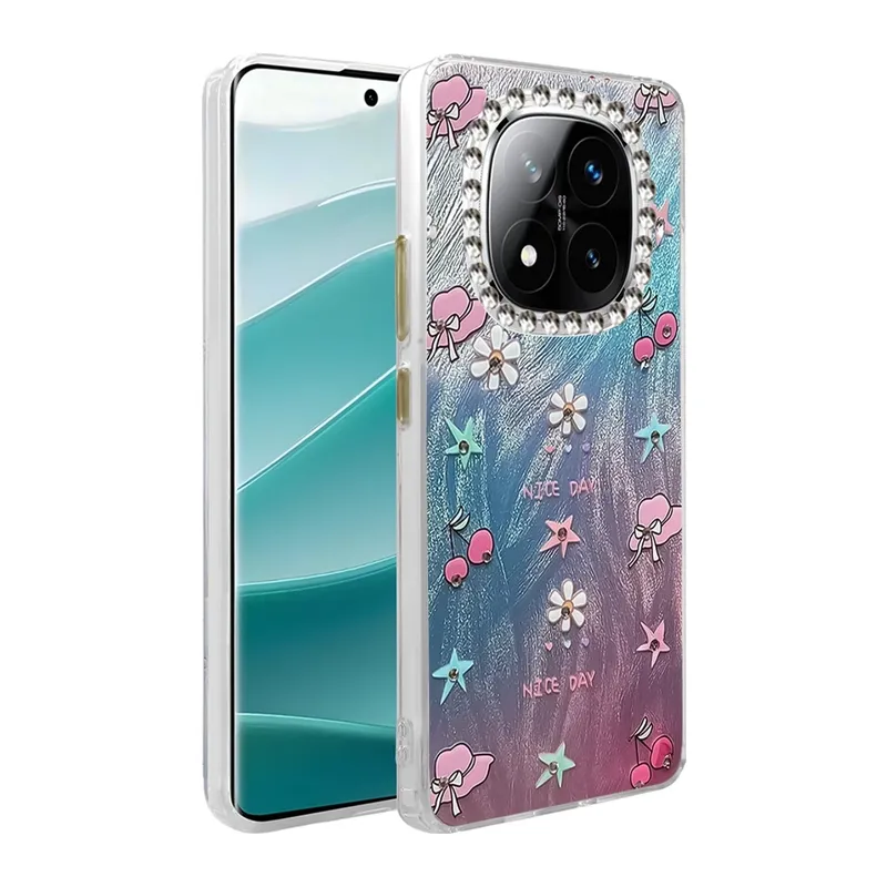 Redmi Note 14 Pro 5G Kılıf Blade Aynalı Desenli Kapak - Desen 4