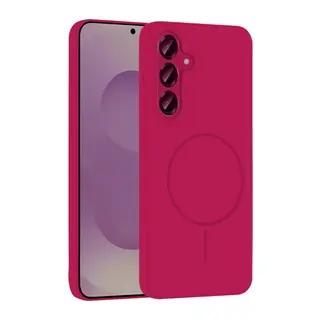 Samsung Galaxy S25 Plus Kılıf Jully Magsafe Kapak - Pembe