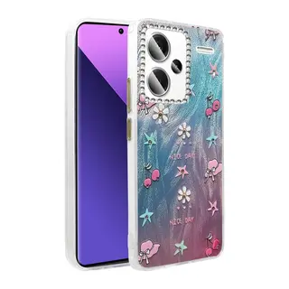 Redmi Note 13 Pro Plus Kılıf Blade Aynalı Desenli Kapak - Desen 4