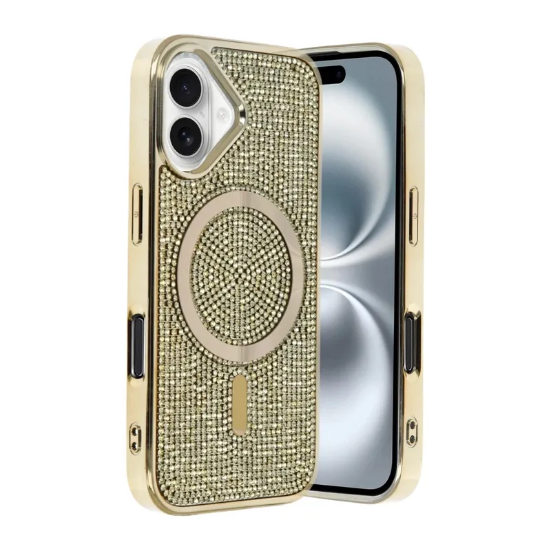 iPhone 16 Helen Magsafe Kapak - Gold