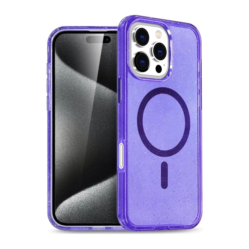 iPhone 16 Pro Max Star Magsafe Kapak - Mor