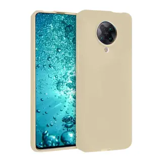 Redmi K30 Pro Kılıf Nano içi Kadife Silikon - Kemik