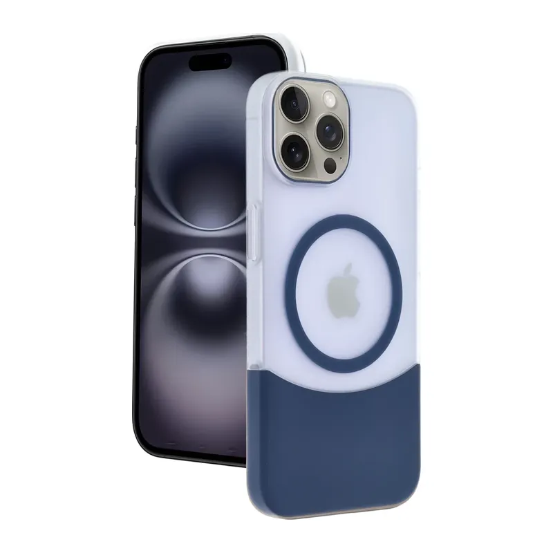 iPhone 15 Pro Max Velar Magsafe Kapak - Lacivert