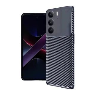 Realme C75 4G Auto Focus Karbon Kapak - Lacivert