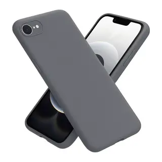 iPhone 16E Kılıf First Silikon - Gri