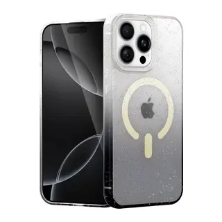 iPhone 14 Pro Pummel Shiny Magsafe Kapak - Siyah