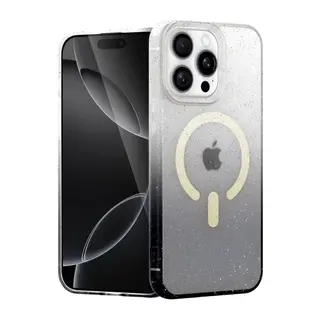 iPhone 15 Pro Pummel Shiny Magsafe Kapak - Siyah