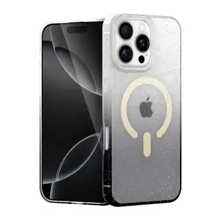 iPhone 16 Pro Pummel Shiny Magsafe Kapak - Siyah
