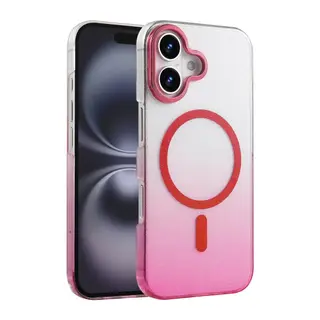 iPhone 16 Glossy Magsafe Kapak - Pembe